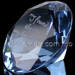 淺藍鑽石水晶